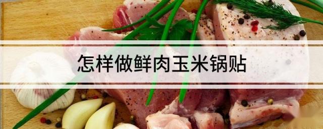 怎样做鲜肉玉米锅贴